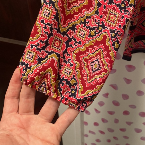 Free People Long Sleeve Blouse Size Small - Picture 5 of 6